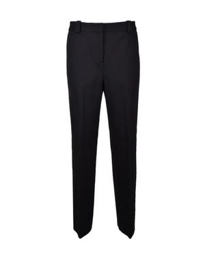 Anna Molinari Straight Leg Pants And Tailored Fit - Blue