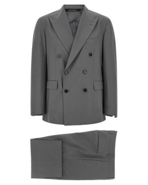 Tagliatore Virgin Wool Two-Piece Suit - Gray