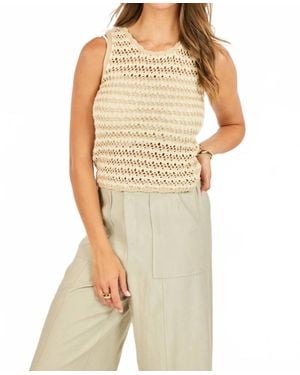 Sadie & Sage Isabella Sweater Tank Top - Multicolor