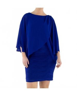 Joseph Ribkoff Bodycon Knee-Length Dress - Blue