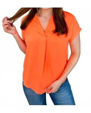 Jess Lea Whitney Woven Blouse - Orange