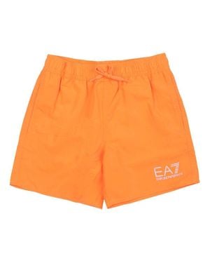 Armani Ea7 Swim Shorts - Orange