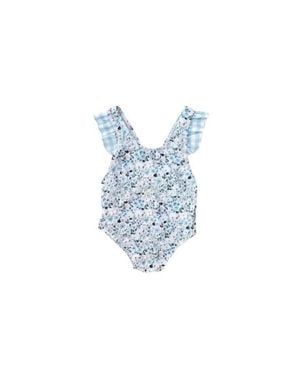 Tecomoabesos Girl's Bretagne Swimsuit - Blue