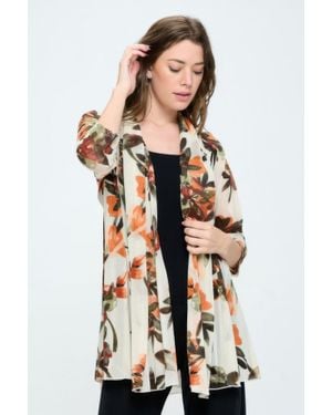 TRUEDAMES Plus Size Mr Princess Jacket - White