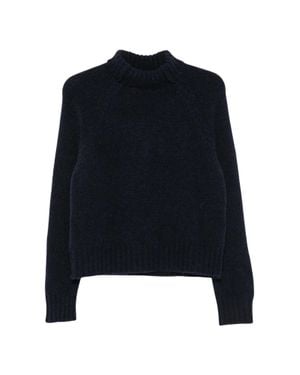 Jucca Roll-Neck Raglan-Sleeve Sweater - Blue