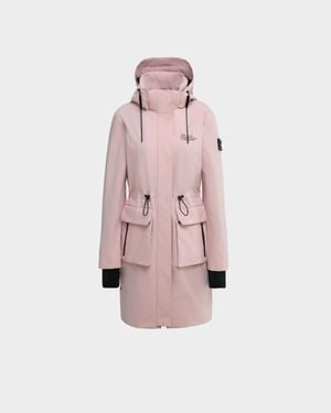 Rudsak Nicole Knee-Length Rain Jacket - Pink