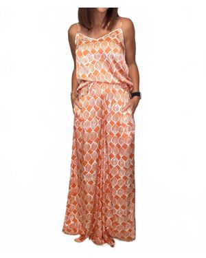 Gigio Dylan Camisole And Pants - Orange