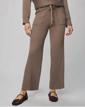 Splendid Georgie Cashblend Rib Pants - Brown