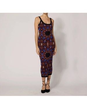 Cleobella Paxton Knit Midi Dress - Purple