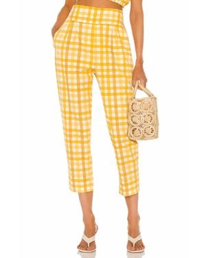 SWF Printed Trouser - Yellow