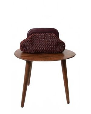 NonChalant Label Haddie Clutch Bag - Brown
