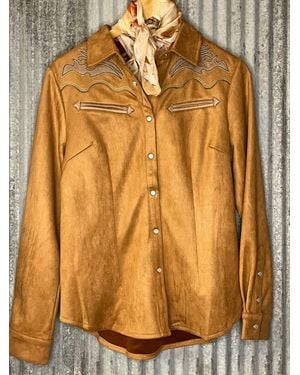 Lucky & Blessed The Badriver Top - Metallic