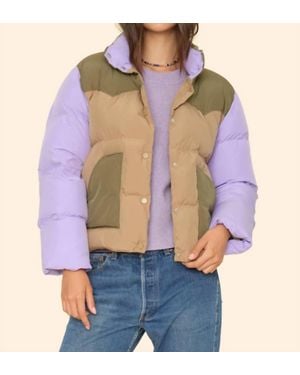Xirena Zayne High Puffers Jacket - Blue