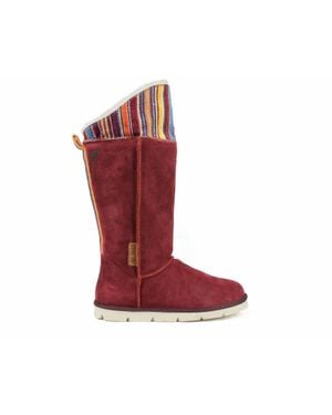 SUPERLAMB Mongol 19 Tall Boots - Red