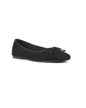 Reqins Carmen Peau Ballet Flat - Black