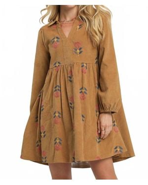 Umgee The Cleo Dress - Brown