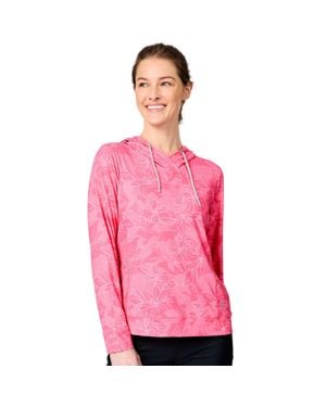 Free Country Sunfree Upf Hoodie - Pink