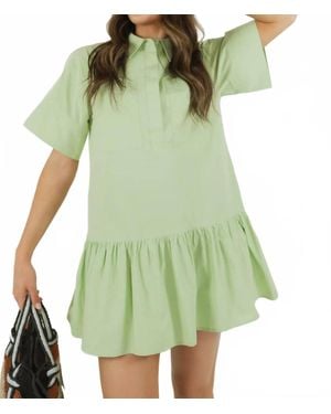 Laroque Lola Mini Dress - Green