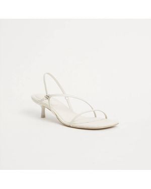 Jonathan Simkhai Cedonia Strappy Kitten Heel Sandal - White