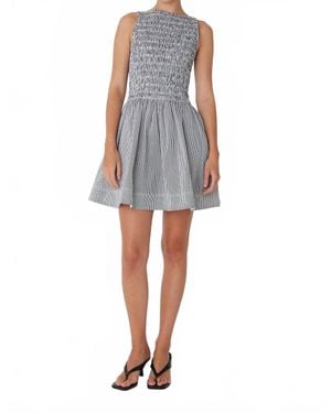 JS71 Marisol Mini Dress - Blue