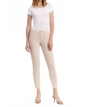 VERVET BY FLYING MONKEY Melissa Mid Rise Straight Jean - Natural