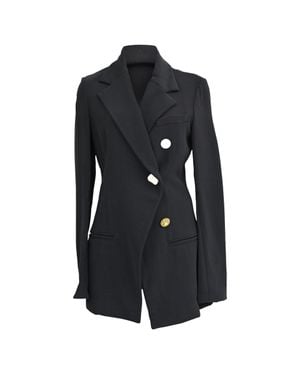 Proenza Schouler Decorative-Buttoned Blazer - Black