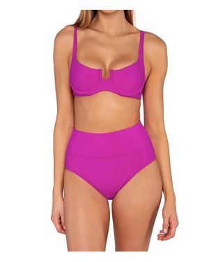 Sunsets Inc. Hannah High Waist Bottom - Purple