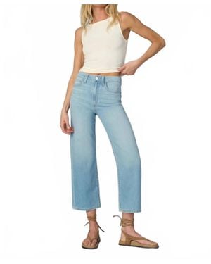 Joe's Jeans Blake High Rise Wide Leg Crop Jeans - Blue