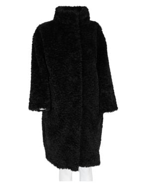 Herno Textured Loose Coat - Black