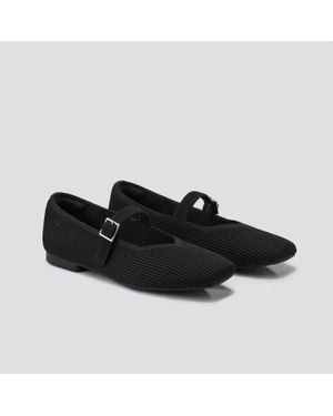 VIVAIA Margot Mary Jane Flats - Black