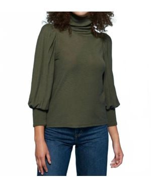 Nation Ltd Sawyer Femme Turtleneck Top - Green