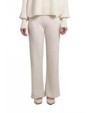Eleven Six Marla Sweater Knit Pants - Natural