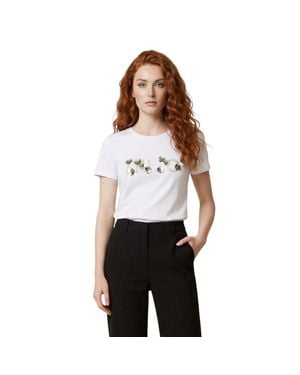 Liu Jo Cotton T-Shirt - White