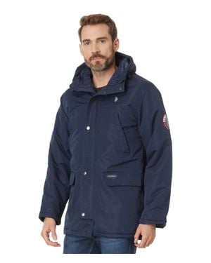 U.S. POLO ASSN. U. S. Polo Assn. Snorkel Parka Jacket Hooded Full Zip Frog692 - Blue