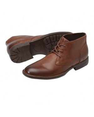 Born Mcneil Leather Dress Chukka Boots - Brown