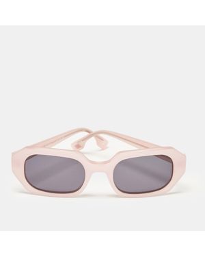 Le Specs La Dolce Vita Rectangular Sunglasses - Purple