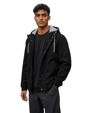 Siviglia Convertible Jacket With Removable Hood - Black