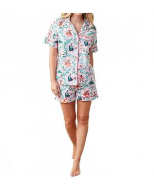 Printfresh Short Sleep Set - Blue