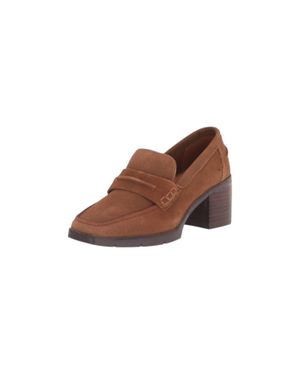 NYDJ Anellacs Heeled Loafer - Brown