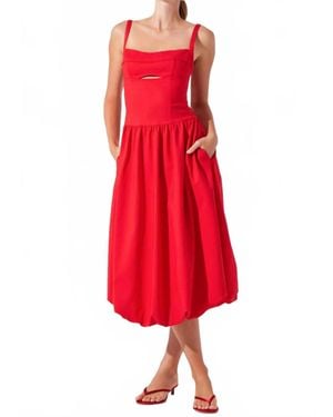 Astr Jevi Dress - Red