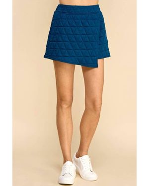 TCEC Grandma's Quilted Skort - Blue
