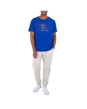 Polo Ralph Lauren Logo Cotton Jersey T-Shirt - Blue