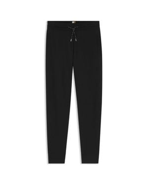 BOSS Cuffed Tracksuit Bottoms - Black