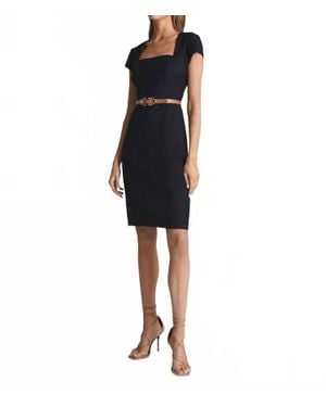 Reiss Haisley Tailored Dress - Blue