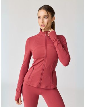 AVA Active Hera Zip Up Jacket - Red