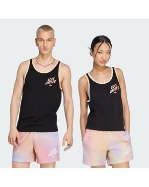 adidas Love Unites Graphic Tank Top - Black