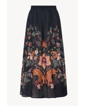 Caballero Nayla Midi Skirt - Black