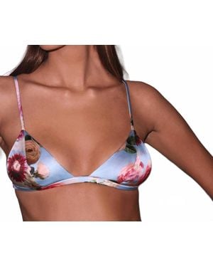 Fleur du Mal Dream Of Fleur Luxe Triangle Bra - Multicolor