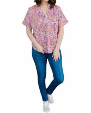 Michelle Mcdowell Rachel Top - Pink