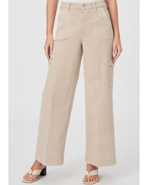 PAIGE Cargo High Waist Pant - Natural